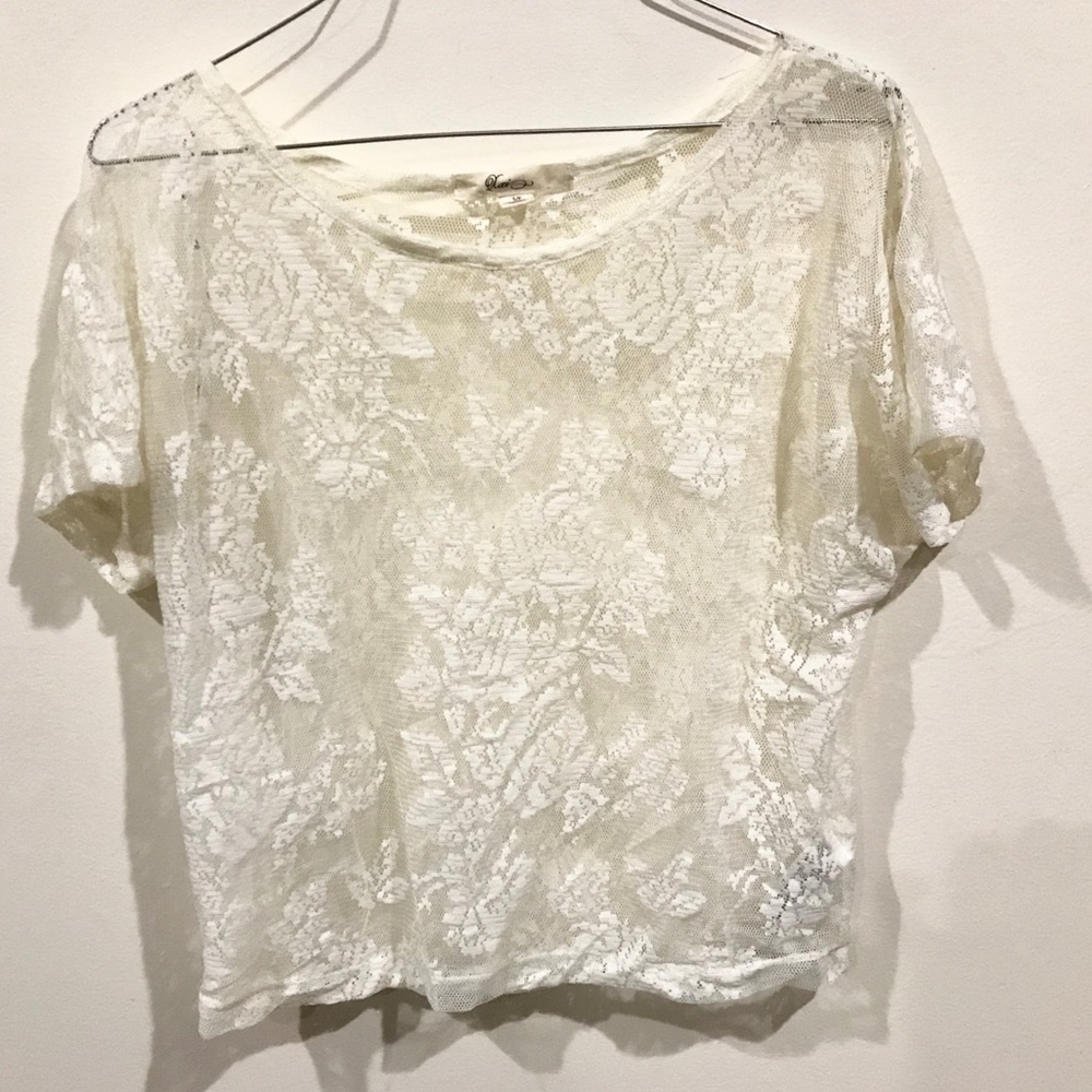 White Lace Shirt